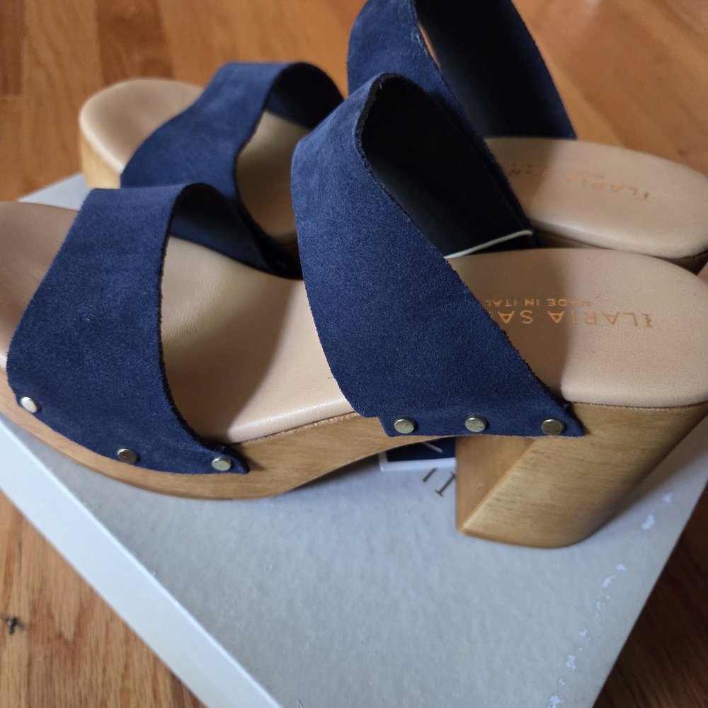 Artisan Navy Suede Women's Sandals